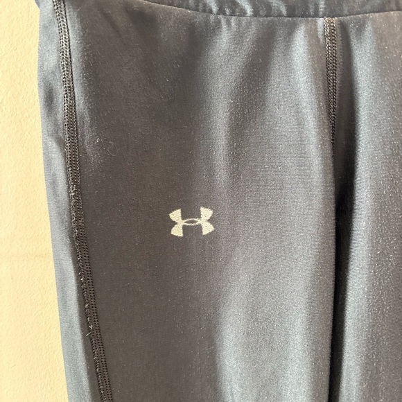 Under Armour Dark Leggings with Logo - Picture 2 of 4